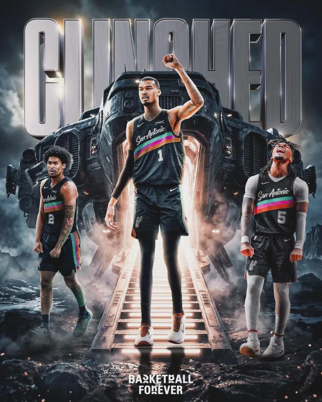 文班亚马绝杀助马刺7年重返季后赛