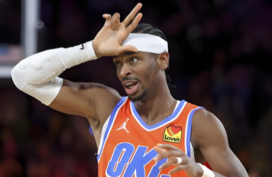 雷霆对阵尼克斯三节战罢亚历山大12罚10中引领罚